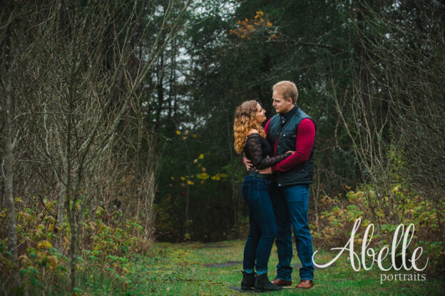 Engagement portrait session